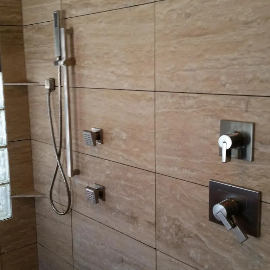 Shower fixture installation for Frozen Pipe Repair in Maize